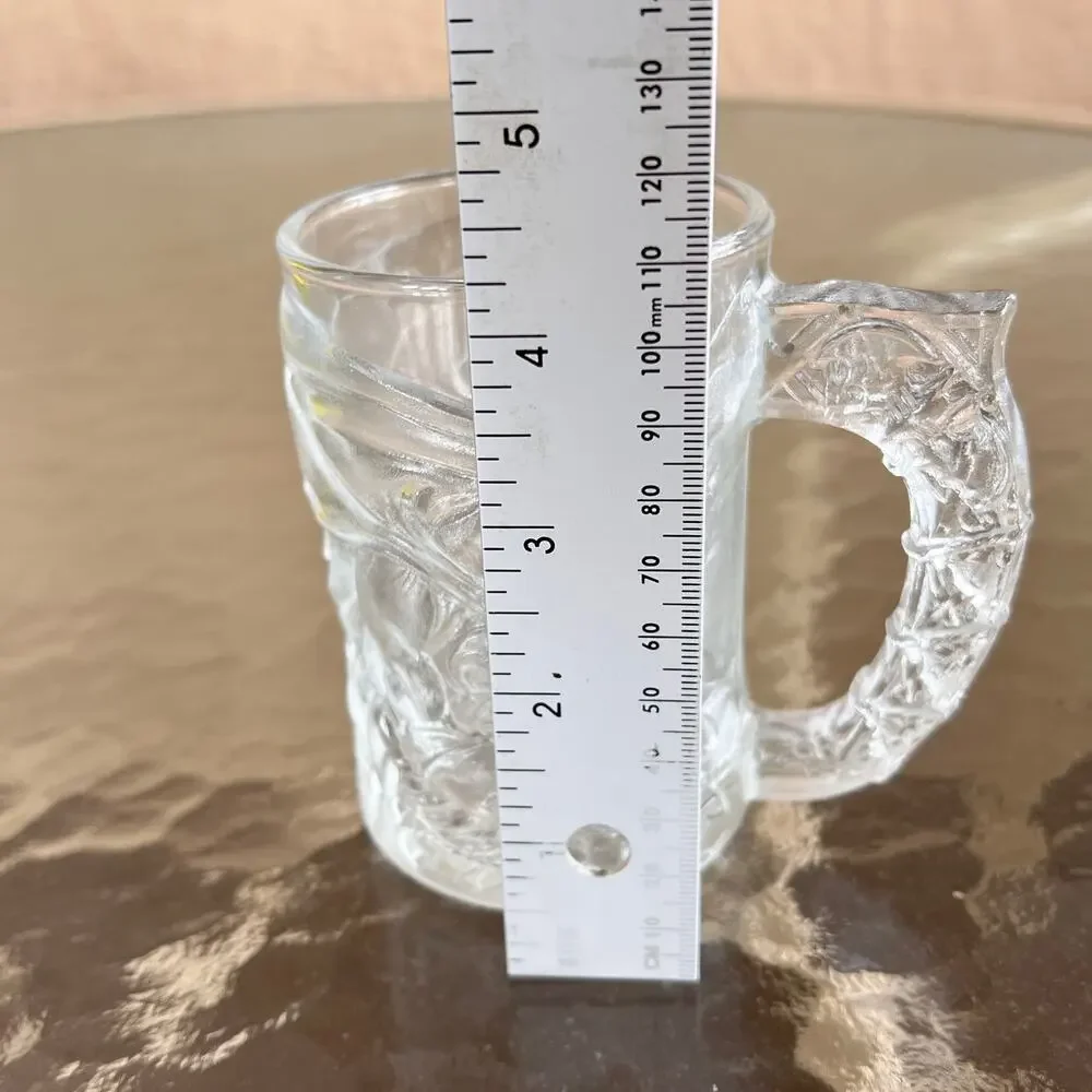 Vintage 1995 McDonalds Batman Forever Mug Riddler DC Comics 90 Collectible Glass
